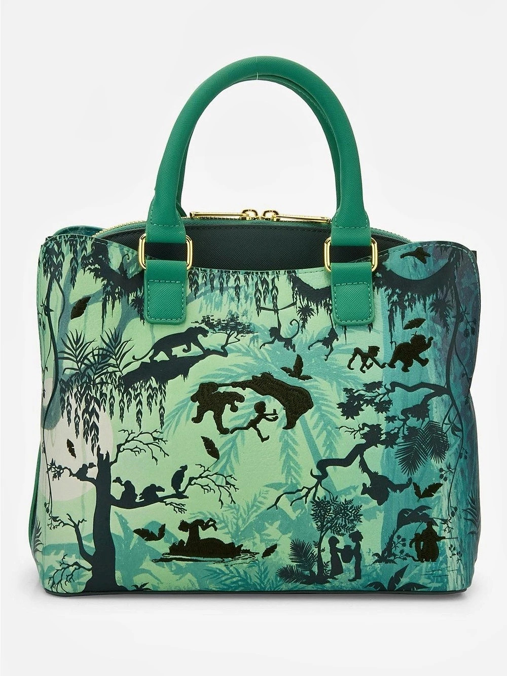 Loungefly Disney The Jungle Book Satchel Green & Blue Embroidered